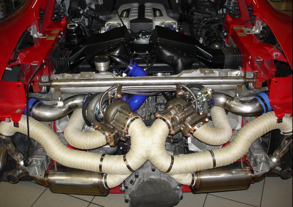 HGP Twin-Turbo upgrade for Audi R8 4.2 V8 and 5.2 V10.