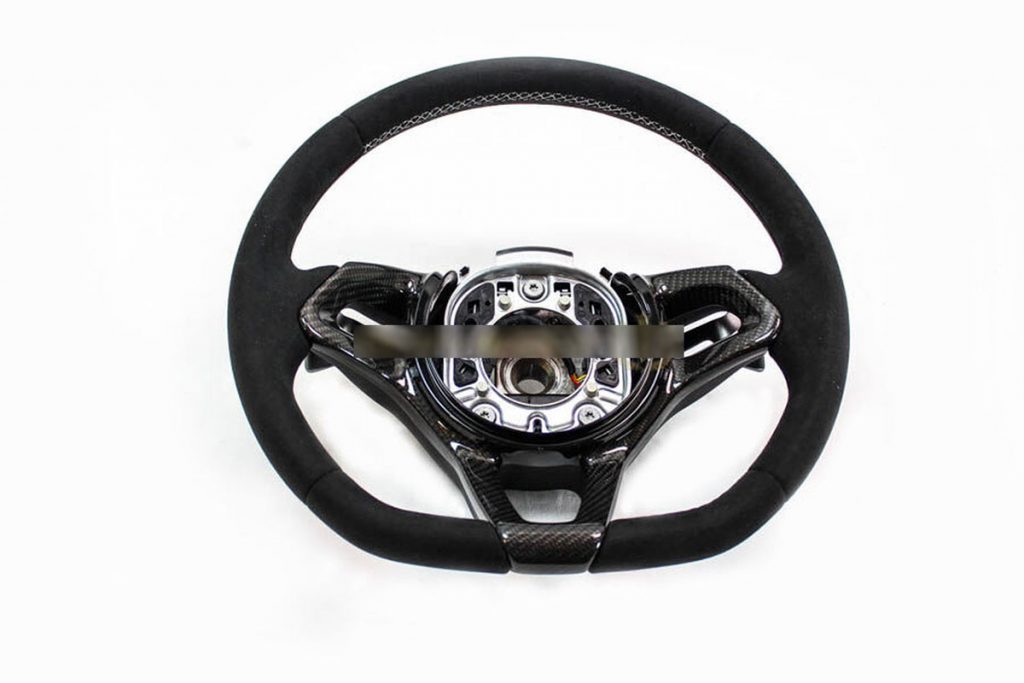 2016 McLaren MSO MP4-12C 650s Alcantara Carbon Steering Wheel (New)
