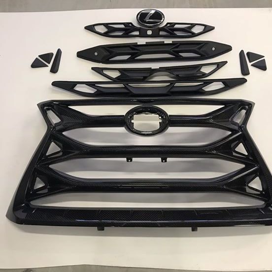 Lexus LX 570 carbon fiber front grill (10)