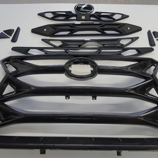 Lexus LX 570 carbon fiber front grill (9)