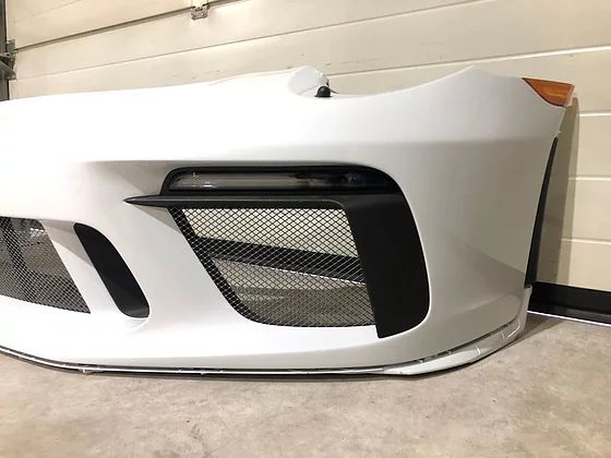 Porsche GT3 Front bumper complete, OEM Part, White (4)