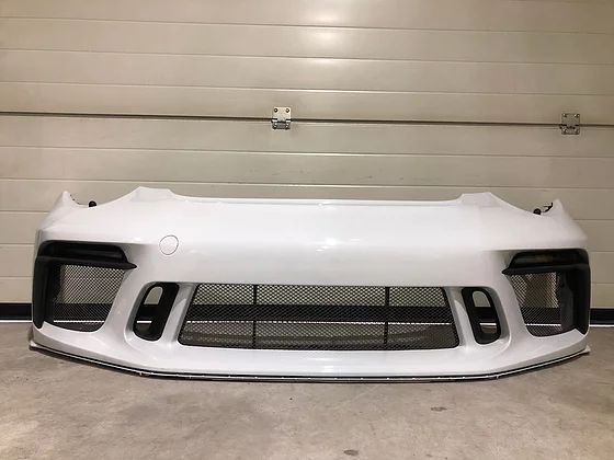 Porsche GT3 Front bumper complete, OEM Part, White (6)