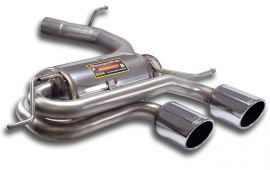 Supersprint  Rear exhaust "Power Loop" with central exits O 100 + O 100   VW GOLF V R32