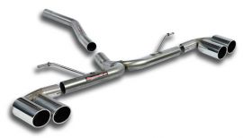 Supersprint   Connecting pipe + rear pipe RightOO80 - LeftOO80  BMW F20 / F21 116d (116 Hp) 2013 