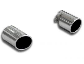 Supersprint Oval endpipe kit Right + Left 145 x 95 AUDI A3 8P 2.0 TDi (140 Hp) ' 03 '13