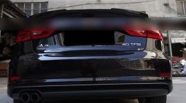Audi A3 S3 Carbon Fiber Rear Trunk Spoiler Wing Body Kit