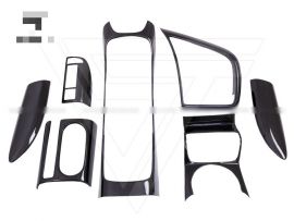 Audi R8 V8 V10 Carbon Fiber Monitor Air Con Vent Surround Cover Fit LHD