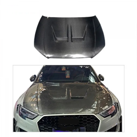 Audi RS3 Carbon Fiber Front Hood Bonne