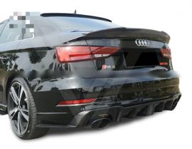 AUDI RS3 ST Carbon Fiber Rear Diffuser With Light