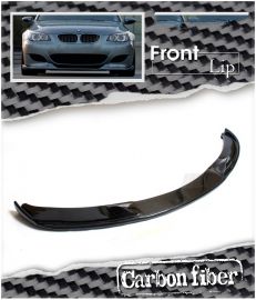 BMW E60 Sedan M5 Carbon Fiber Front Bumper Lip Spoiler for 2005-2010 