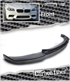BMW F10 M5 Sedan Carbon Fiber Front Bumper Lip Spoiler Splitter 