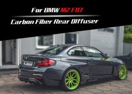 BMW M2 F87 Carbon Fiber Rear Diffuser 