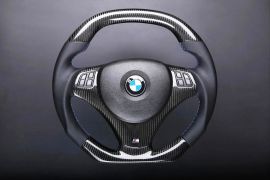 BMW carbon fiber enhanced - custom steering wheel 