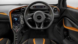 DMC McLaren 720s Carbon Fiber Steering Wheel Cover