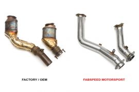 FABSPEED BMW M3 & M4 F80 / F82 / F83 Primary Catbypass Downpipes