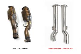 FABSPEED Ferrari 599 Secondary Catbypass Pipes