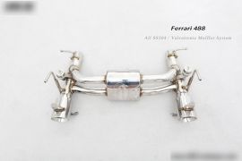 Ferrari 488 Spider Pista All SS304 Valvetronic Muffler System