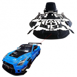Nissan GT-R35 Front Bumper Body Kit-1