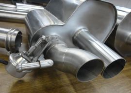 HMS Exhaust system for Audi A6 4G Quattro