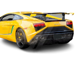 Lamborghini Gallardo LP550 LP560 LP570 Half Carbon Fiber Rear Bumper
