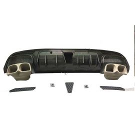 Mercedes-Benz C-class W205 C63 body kit rear diffuser with exhaust tips