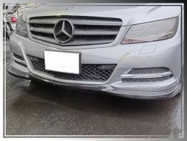 Mercedes Benz C204 C250 C300 C350 2012 Carbon Fiber Front Lip