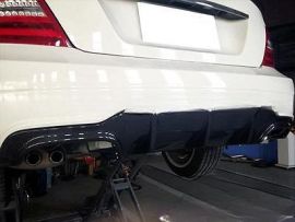 Mercedes Benz C204 C250 C63 Carbon Fiber Bumper Diffuser