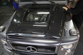 Mercedes Benz G Class Transparent hood