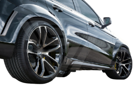 Mercedes Benz Gle-Class Half Carbon Fiber Wide Bodyss kitss