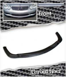 Mercedes-Benz R230 SL55 SL63 AMG Carbon Fiber Front Bumper Lip Spoiler for 2003-2008