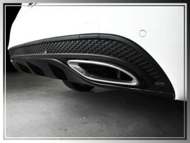 Mercedes Benz W205 C-Class AMG Rear Bumper Diffuser