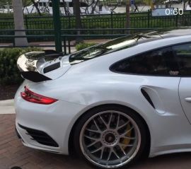 Porsche 991 & 991.2 Turbo & Turbo S WMW-11 Dynamic Bi-Wing Spoiler for 2014 to 2