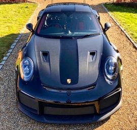 Porsche 991.2 GT2RS style Carbon Fiber dual brake intake scoop hood
