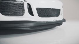 Porsche 991 GT3RS front bumper for the 991 Turbo with integrated OEM Turbo retra