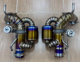 Titanium Ferrari F8 Tributo V8 Exhaust System