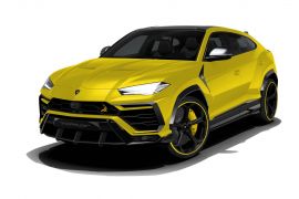 TOP CAR Lamborghini Urus Yellow Body kit
