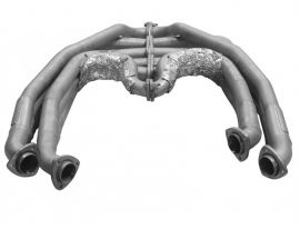 TUBI STYLE EXHAUST SYSTEMS-FERRARI BB 512 E 512I 2 INLETS HEADERS KIT