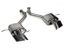 TUBI STYLE EXHAUST SYSTEMS-MASERATI GRANTURISMO LOUDER MUFFLERS KIT - OVAL END TIPS