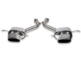 TUBI STYLE EXHAUST SYSTEMS-MASERATI GRANTURISMO MUFFLERS KIT W VALVES - OVAL END TIPS