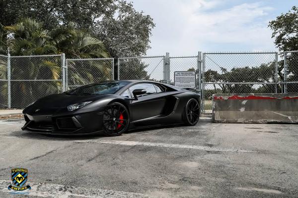 Stealth Mansory Lamborghini Aventador on Forgiato Wheels