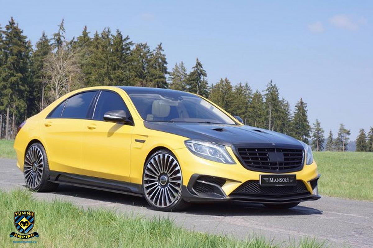 Mansory Reveals Yellow Mercedes-Benz S63 AMG