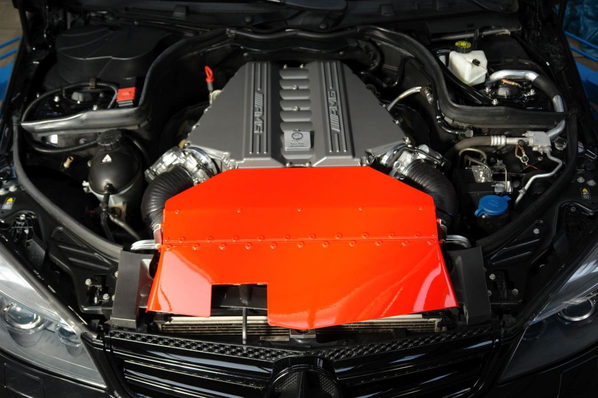 Mercedes C63 AMG with SLS AMG GT3 engine - DYNO RUN | Tuning Empire