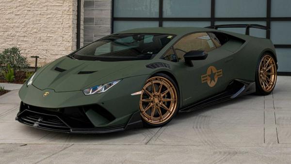 Tuned Lamborghini Huracán Performante Looks Ready For Army Duty